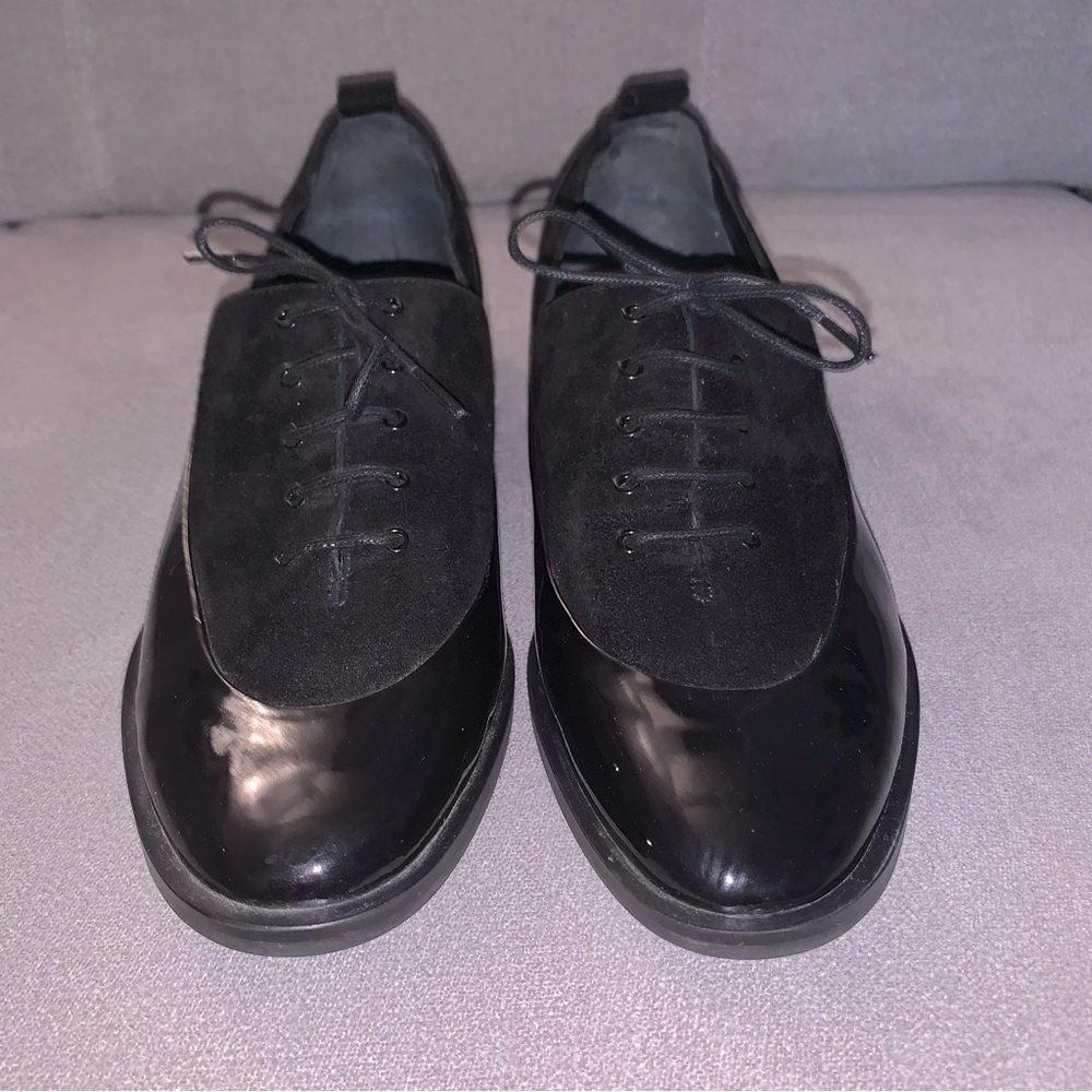Armani Suede & Patent Leather Oxford